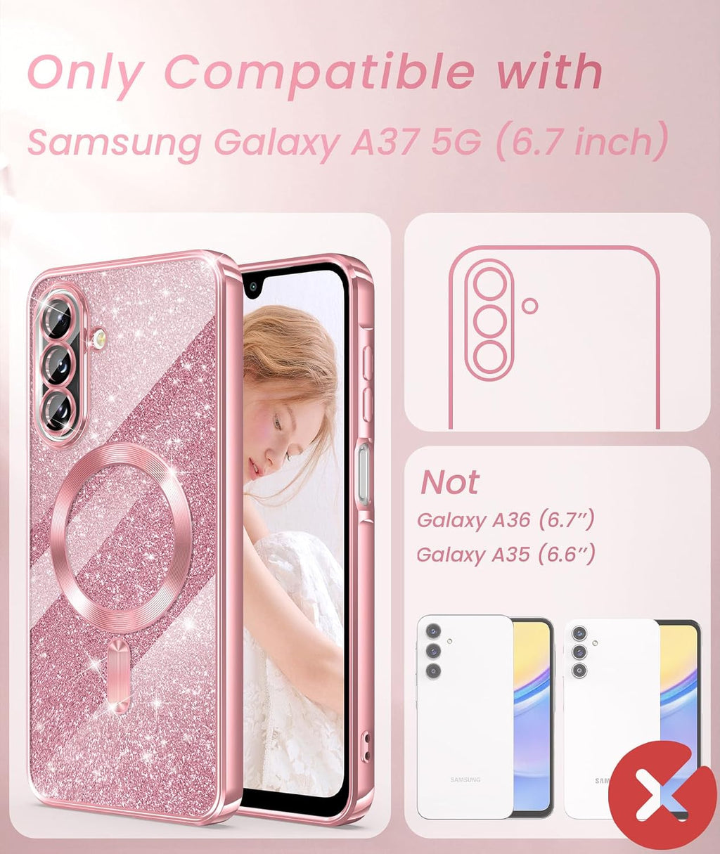 Luxury Electroplated Shockproof TPU Phone Case with Glitter Finish